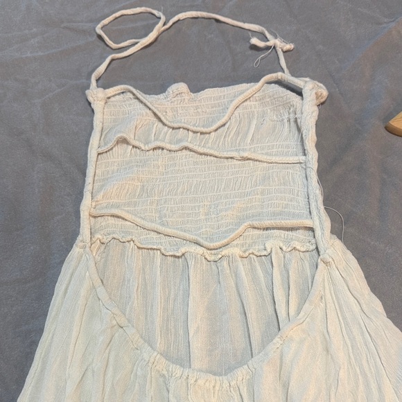 Chic Cream Ruffled Dress - Picture 4 of 6